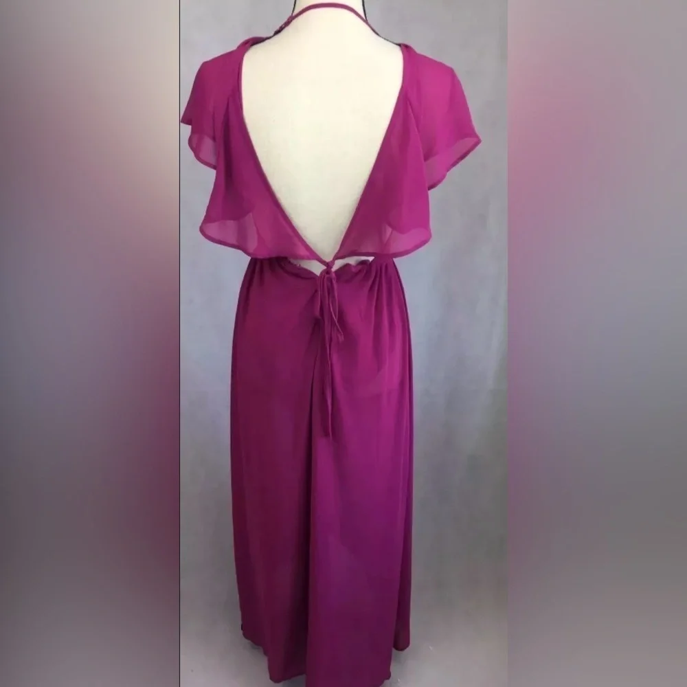 Romeo & Juliet Festival Fucshia Ruffle High Low Dress‎ Size Medium NWT